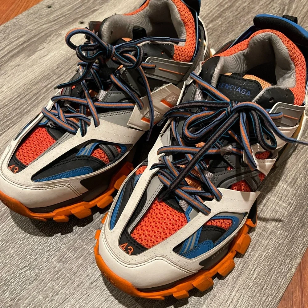 バレンシアガ スニーカー トラック オレンジ ブルー BALENCIAGA Track】電撃入荷！！！ファッショニスタ憧れのスニーカー